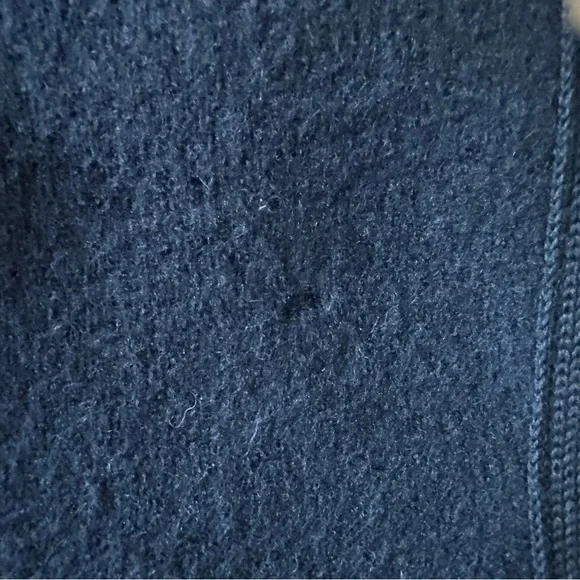 Maioja Navy Button-Up Fleece Jacket Medium - Picture 12 of 12